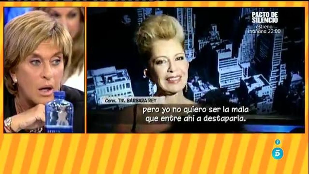 Bárbara Rey: "Sé que Chelo, a mis espaldas, también ha hecho comentarios de mí"