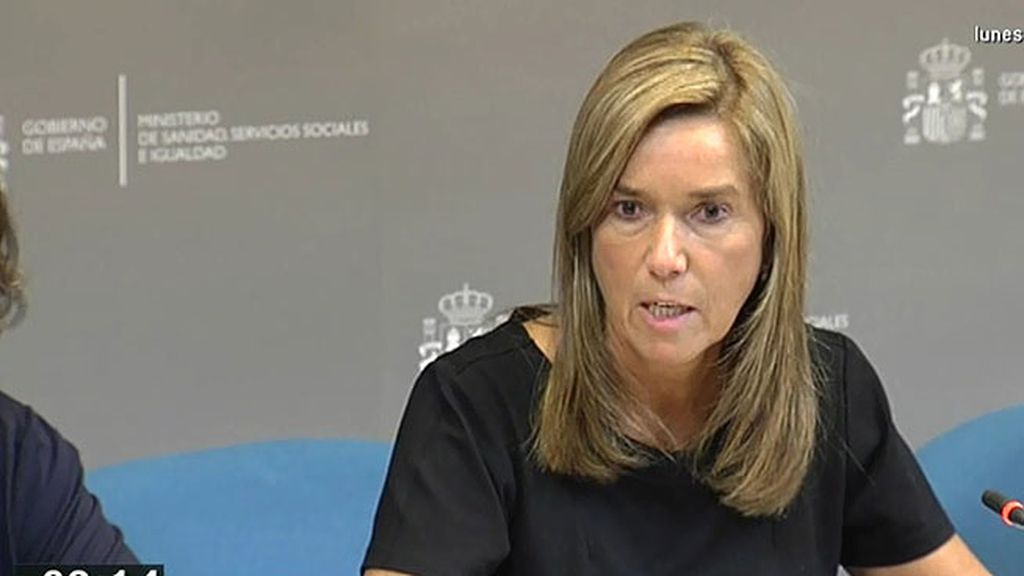 Ana Mato confirma el primer caso de contagio de ébola en España