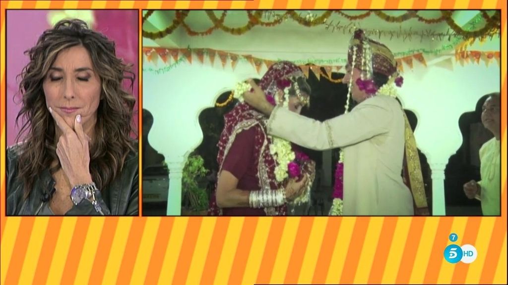 En vídeo: Así fue la primera boda de Paz Padilla en La India