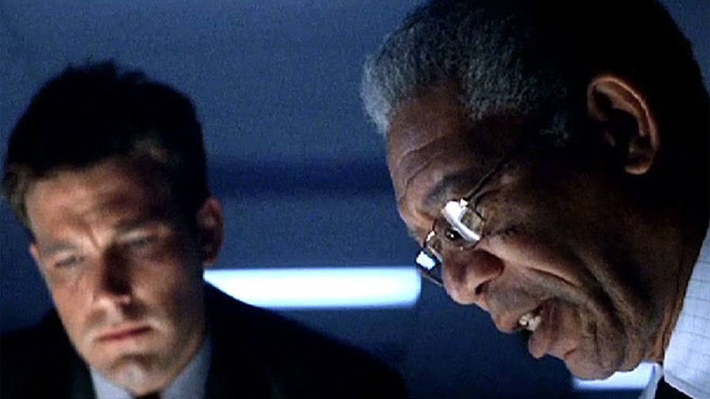 Noche de cine: Ben Affleck y Morgan Freeman, en 'Pánico nuclear'