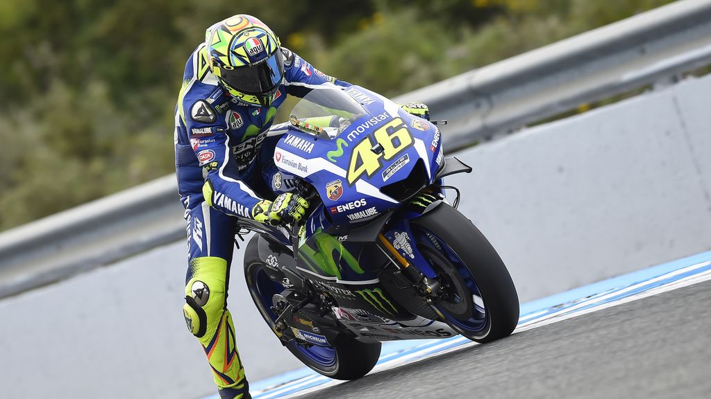 La triunfal última vuelta de Valentino Rossi en su victoria en MotoGP en Jerez