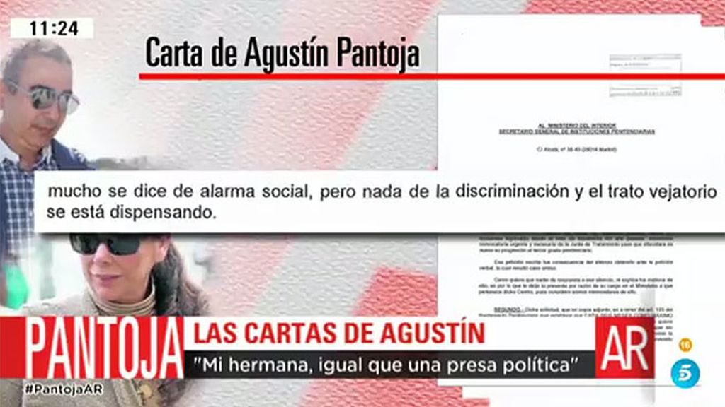 Agustín Pantoja denuncia discriminación y trato vejatorio a su hermana