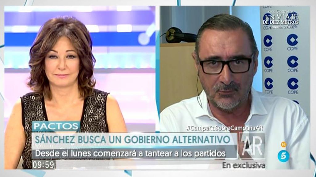 Herrera: "Para llegar a las metralletas en el PSOE, hay que llegar a un extremo duro"
