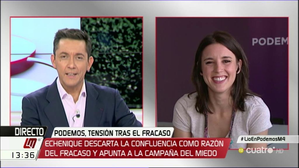 La entrevista de Irene Montero, a la carta