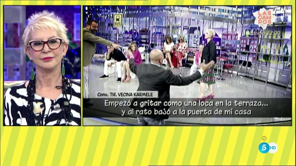 Karmele Marchante, acusada por sus vecinos por ser alborotadora