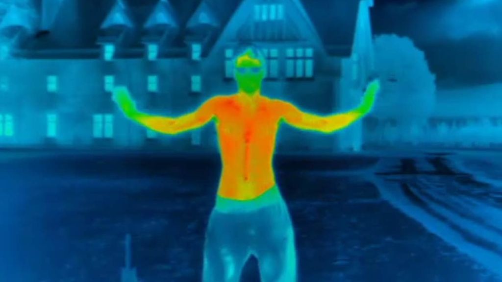 Una cámara infrarrojos capta cómo responde nuestro cuerpo al frío