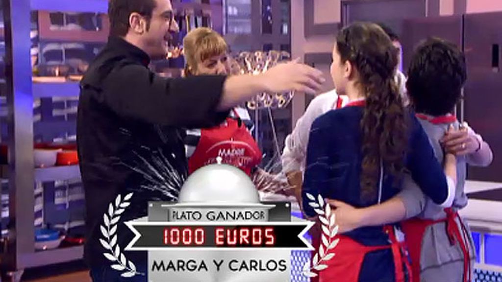 El premio es para... Margarita y Carlos