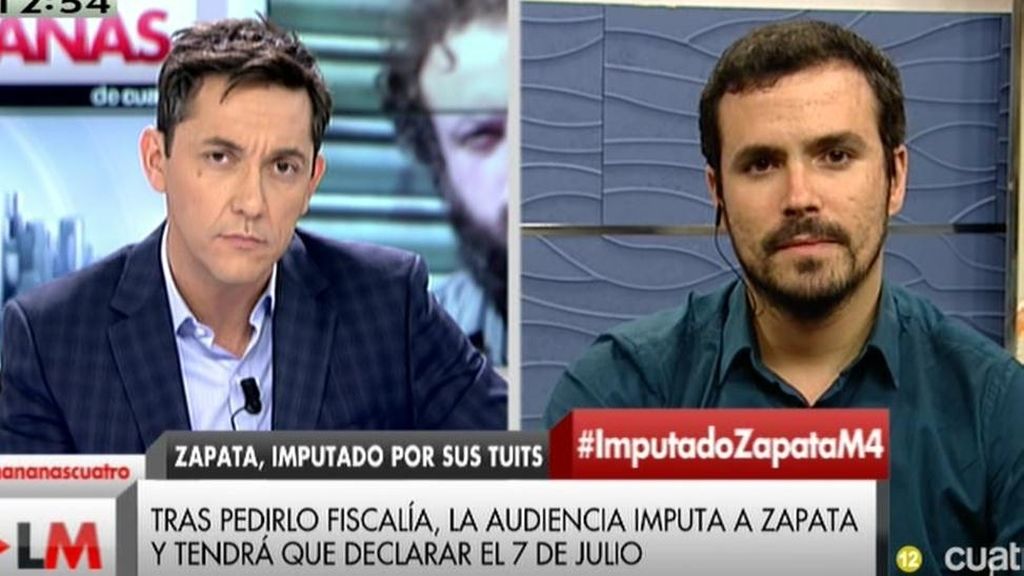 Alberto Garzón: “El PP está intentando hacer un 'Tamayazo' por la vía de la justicia"