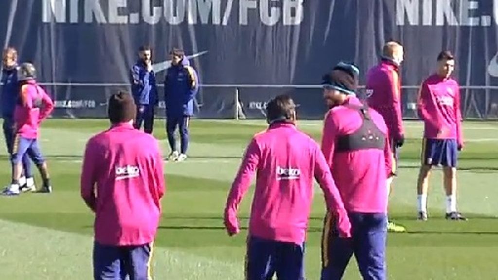El Barça se prepara para su visitar el estadio del Sporting Gijón
