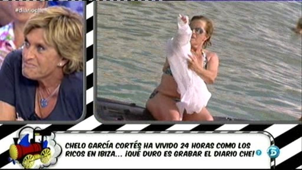 La foto: ¡Chelo García Cortés en bikini!