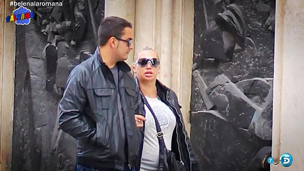Así fueron las vacaciones de Belén Esteban y su novio Miguel en Roma