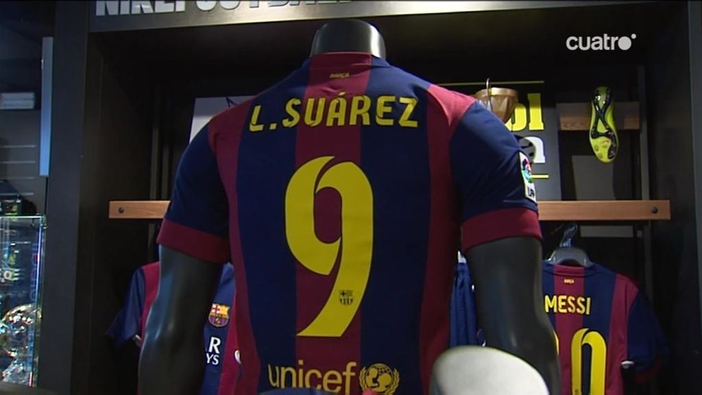 camiseta de luis suarez barcelona