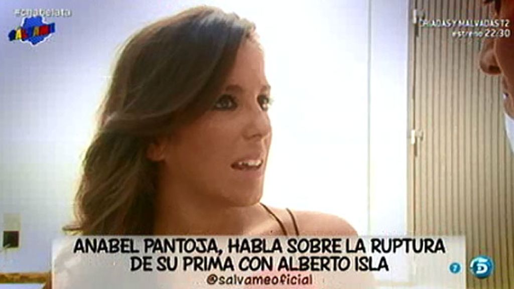 Anabel Pantoja: "Yo no he escuchado a Chabelita decir que ha roto con Alberto"