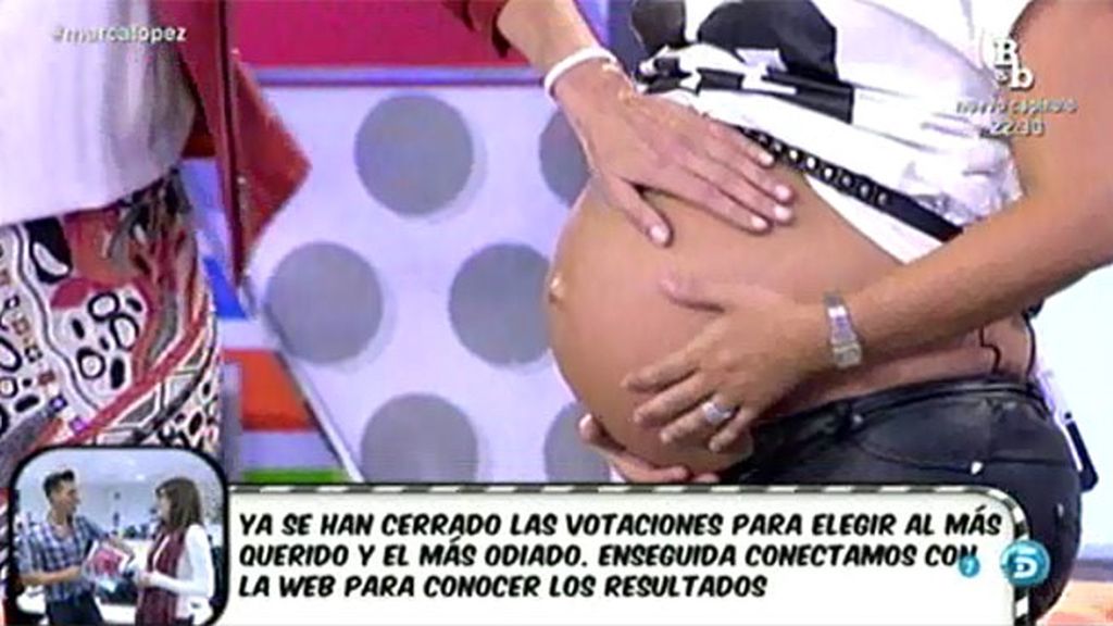 Marta López luce tripita de embarazada y nos cuenta cómo es su vida ahora