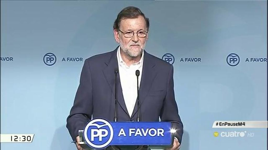 La sorpresa tras las palabras de Rajoy