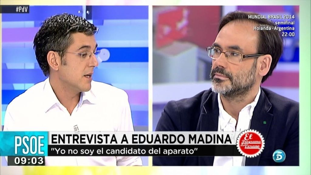 Eduardo Madina: "Si pierdo este Congreso, no me presentaré a las primarias"