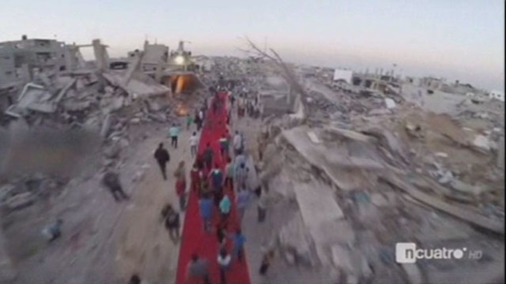 Cannes y Gaza:  alfombra rica, alfombra pobre