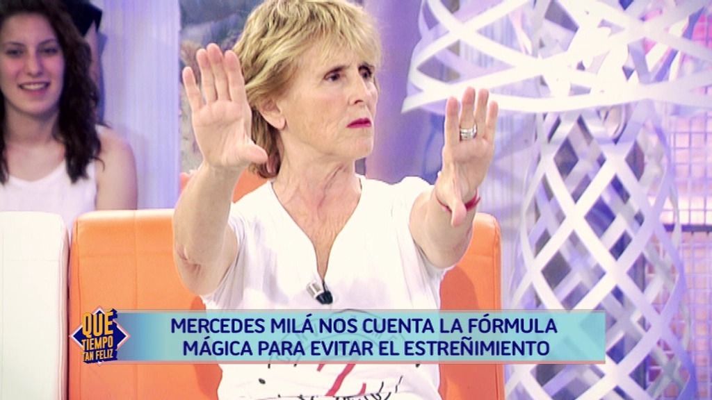 Momento memorable: ¡Mercedes Milá contó su fórmula para evitar el estreñimiento!