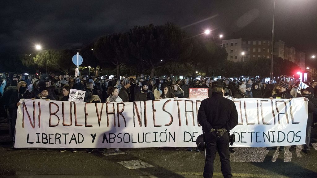 La policía, objeto de la ira vecinal en Burgos