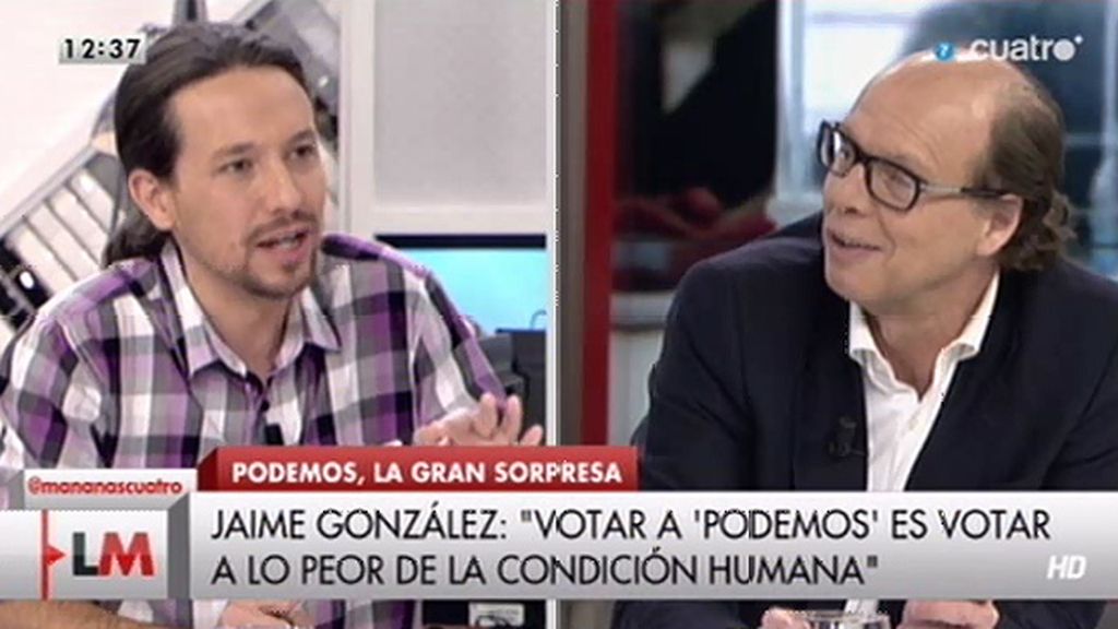 Jaime González matiza sus palabras sobre 'Podemos': "Defendía la moderación"