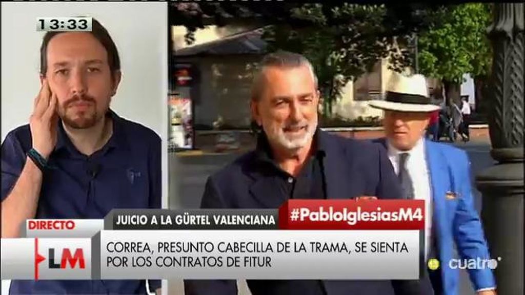 Pablo Iglesias: "El PP bien podría llamarse el partido presunto"