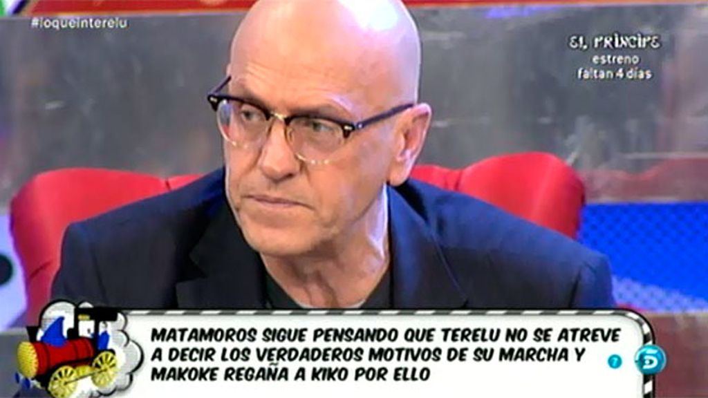 Matamoros pide perdón a Terelu Campos: "No he intentado desprestigiarla"
