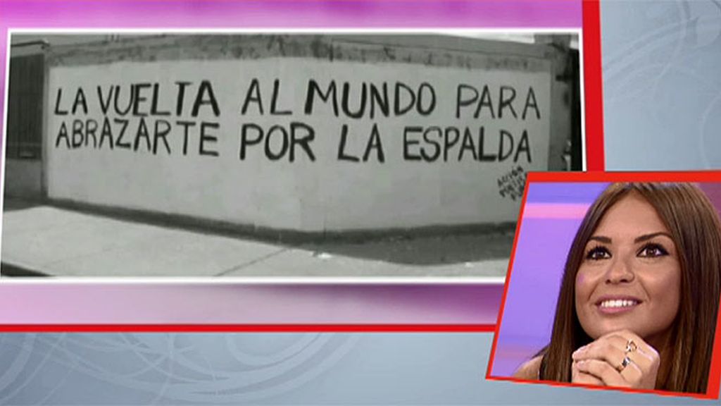 María recibe un mensaje muy romántico