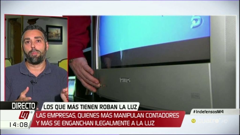 R. Sánchez, FACUA: "Las eléctricas acusan a familias de haber realizado manipulaciones"