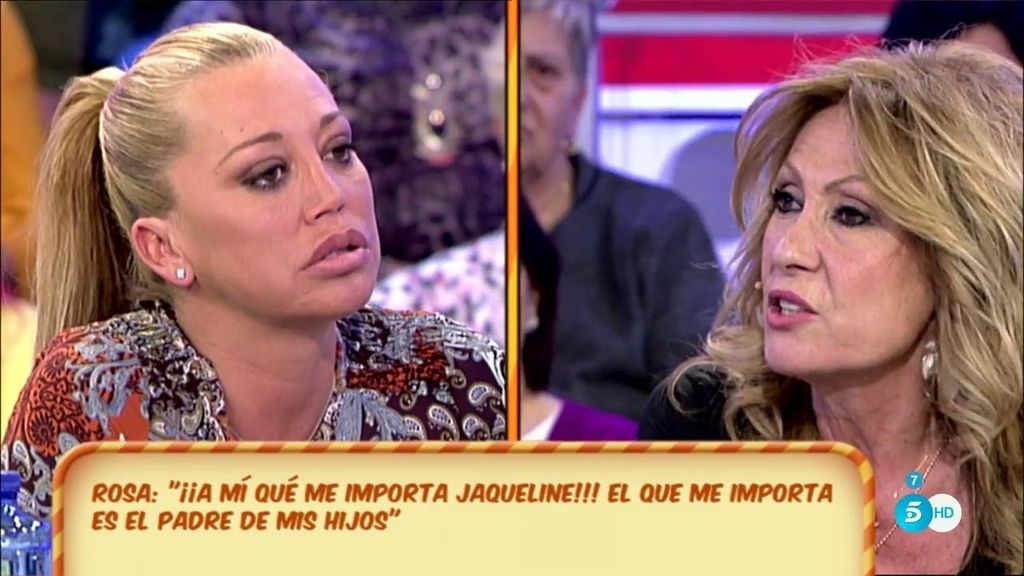 Belén Esteban: “No veo bien el tonteo que te has traído Rosa Benito”