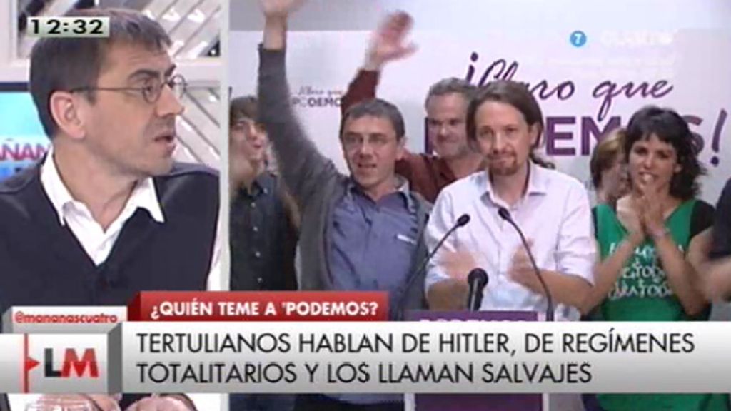 J.C. Monedero (Podemos): "Se ha acabado un régimen, una etapa, hay que renovarla"