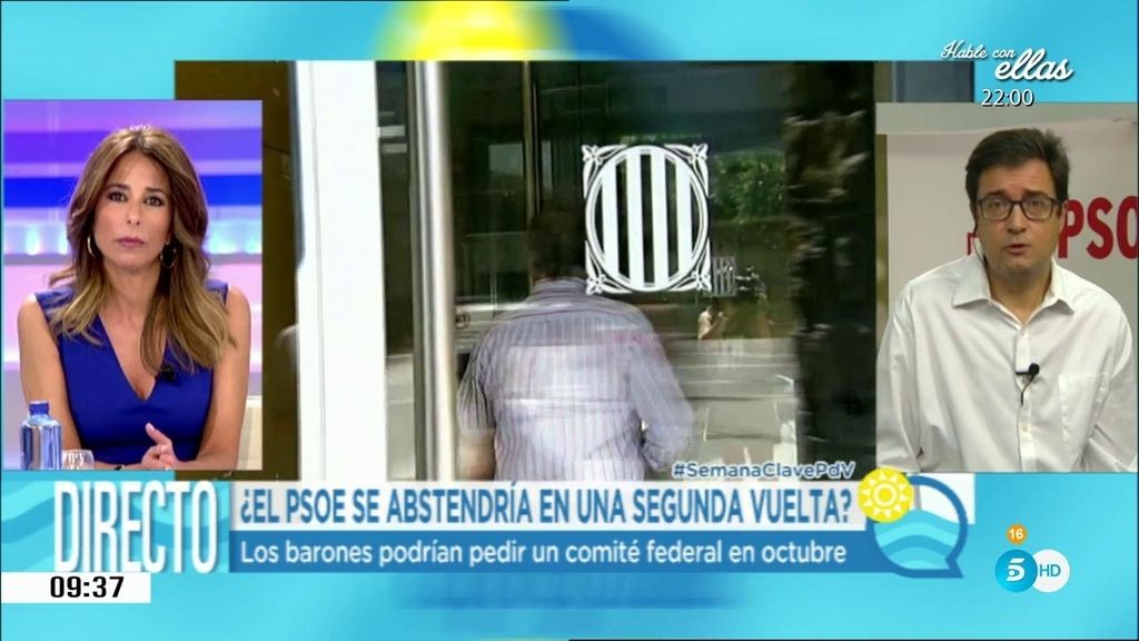 Óscar López: "Espero que el PP logre los apoyos necesarios para evitar elecciones"