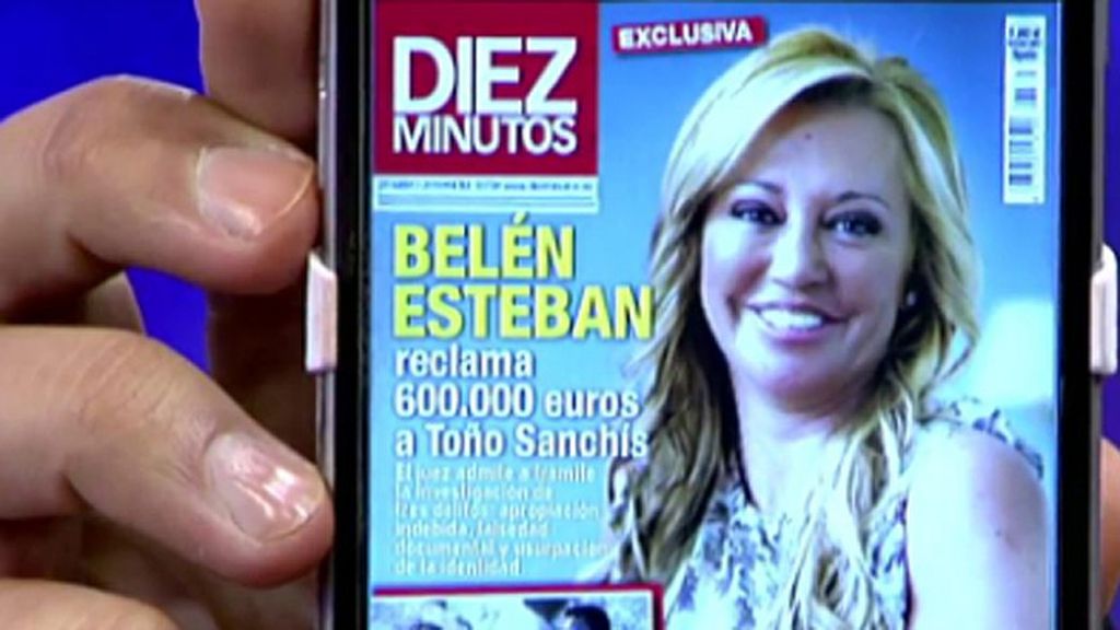 Belén Esteban reclama 600.000€ a Toño Sanchís, según 'Diez Minutos'