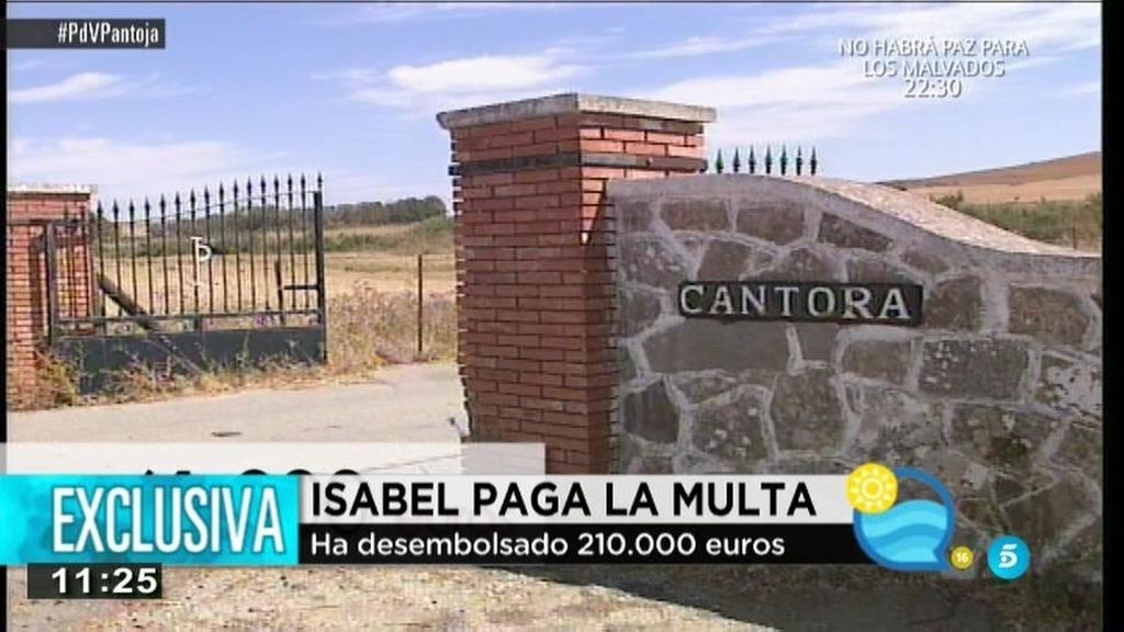 Exclusiva: Isabel Pantoja paga 210.000 euros con el alquiler de Cantora