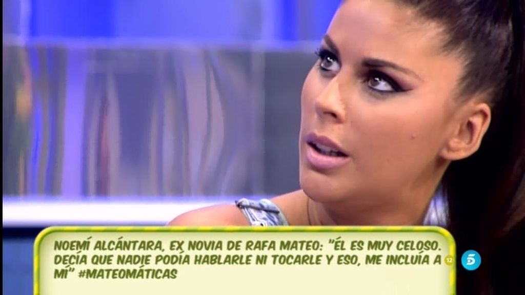 Noemí, exnovia de Rafa Mateo: "Él también es muy chulo con la policía"