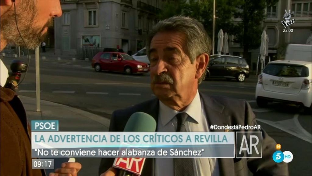 Revilla: "Dijeron que no alabase a Sánchez porque estaba muerto como político"