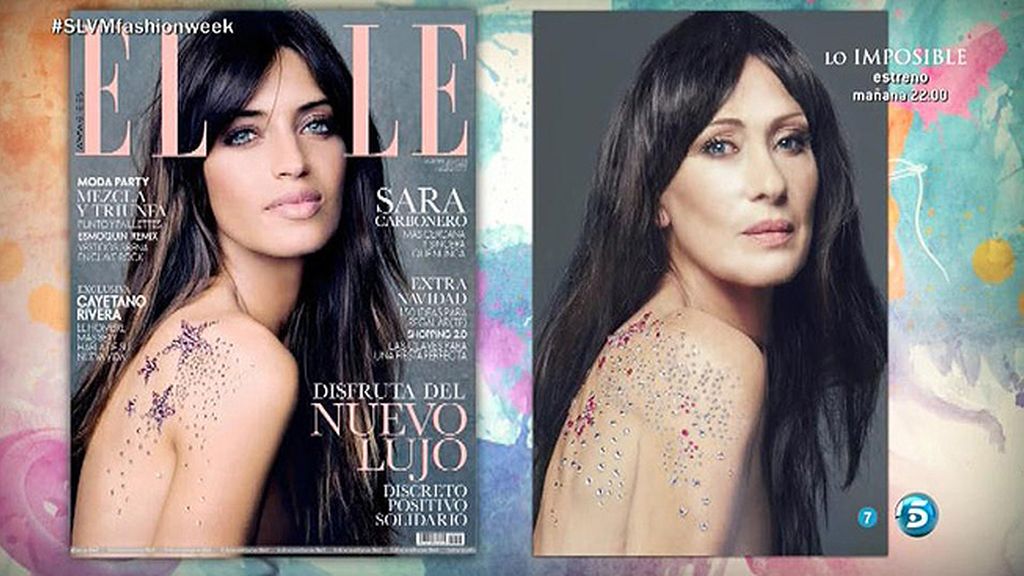 Rosa Benito emula a Sara Carbonero en la portada que protagonizó de la revista 'Elle'
