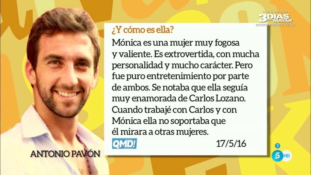 Antonio Pavón: “Miriam Saavedra ha mentido a Carlos Lozano”
