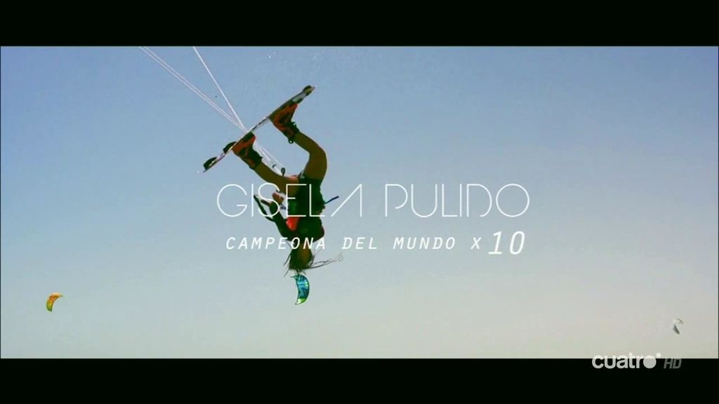 ¡Increíble! Gisela Pulido, sólo 21 años y... ¡diez veces campeona del mundo de kitesurf!