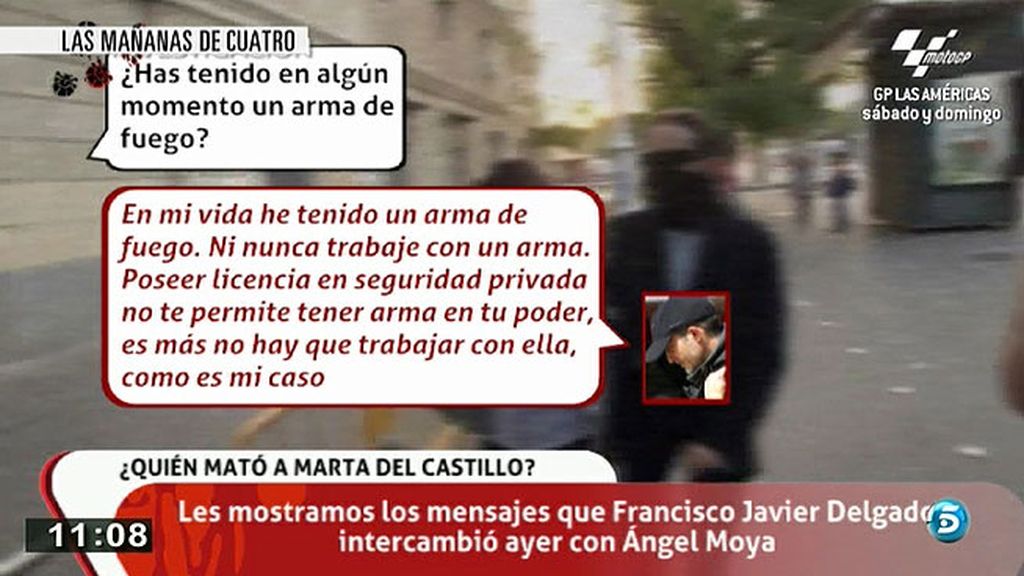 Francisco Javier Delgado: "En mi vida he tenido un arma de fuego"