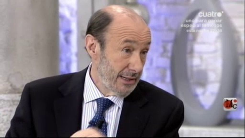 Rubalcaba: "ETA lo deja porque no puede más"