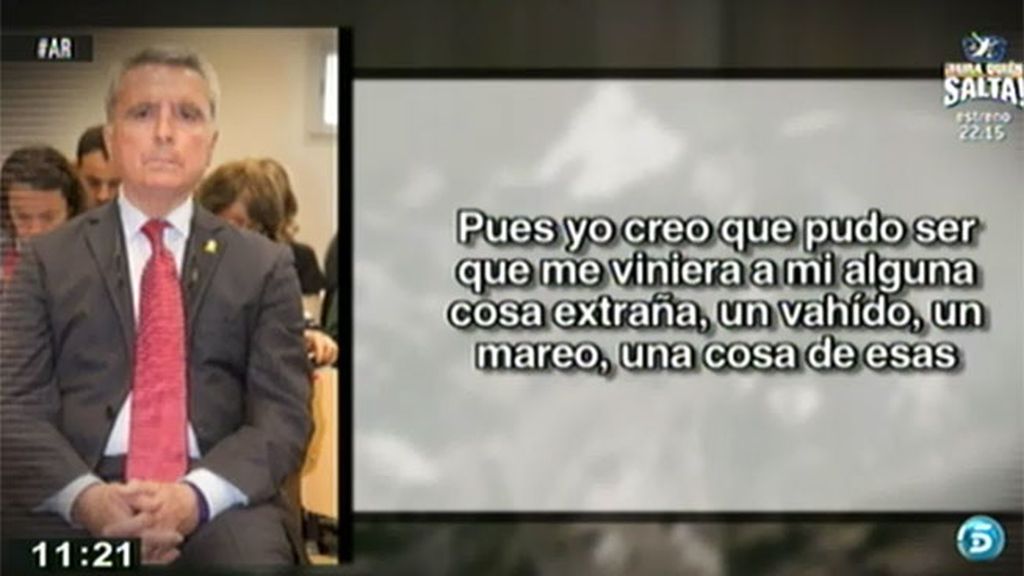 Ortega Cano: "Puede ser que me diera un mareo"
