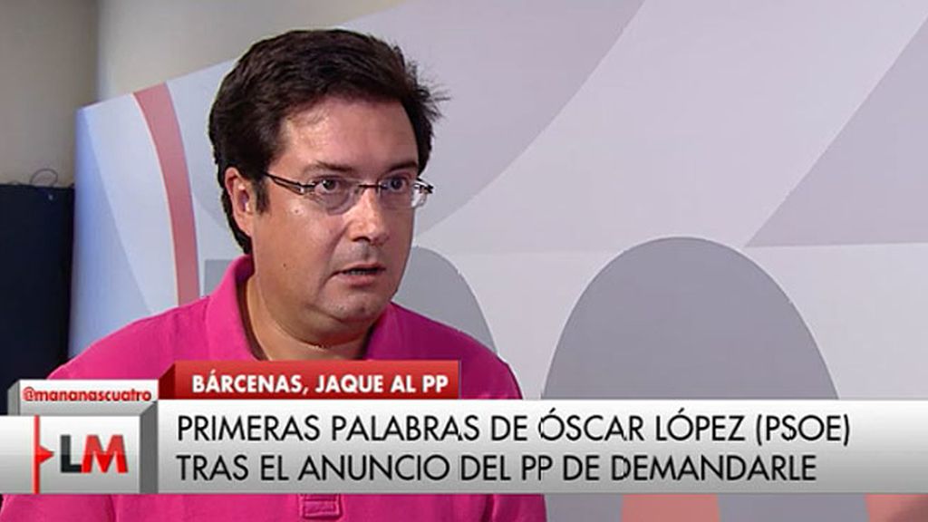 Óscar López: "Reitero lo que he dicho, es más, me muestro indignado"