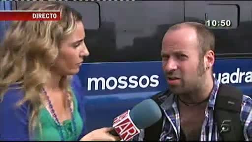 Desalojo en la Plaza de Cataluña