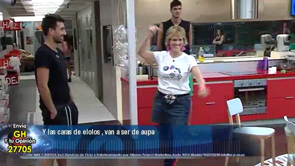 Primeras imágenes de Mercedes Milá en la casa de Gran Hermano