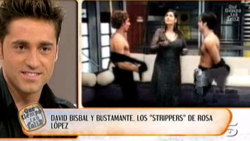 Busta se desnuda para Rosa