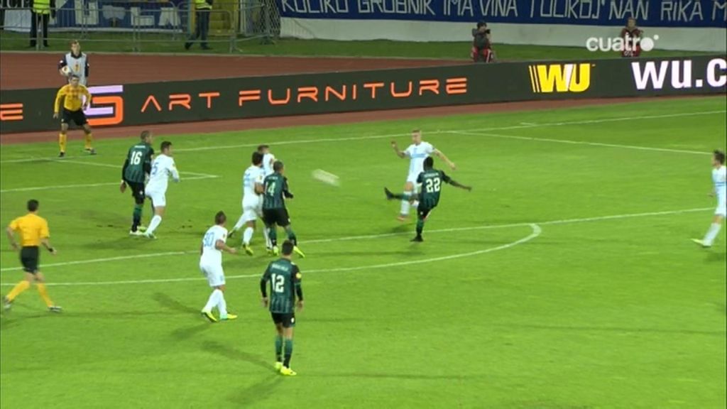 Gol de Cedric (Rijeka 1-1 Betis)