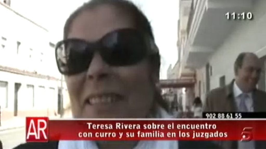 Teresa Rivera, sobre Curro