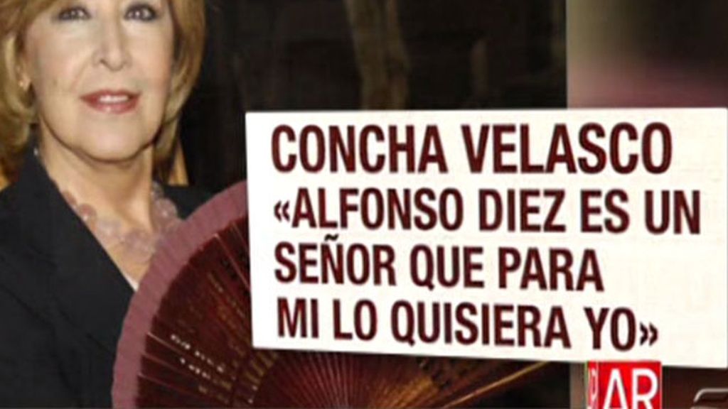 Concha Velasco y Alfonso Díez