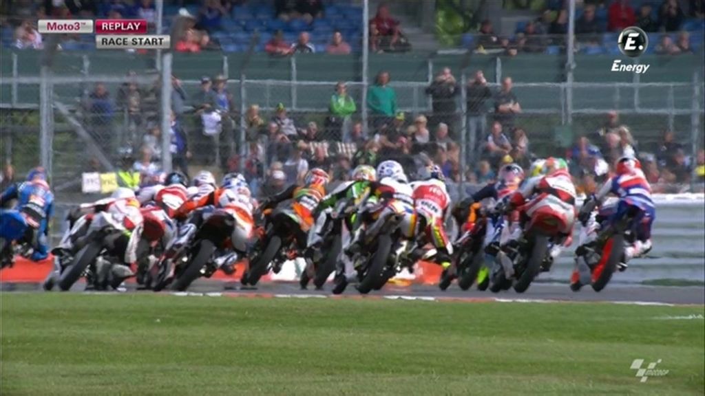 Silverstone, la carrera de Moto3, íntegra