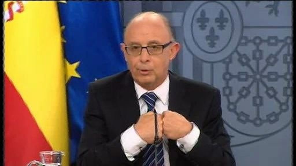 Cristóbal Montoro "No estamos sólos, tenemos detrás a Europa"